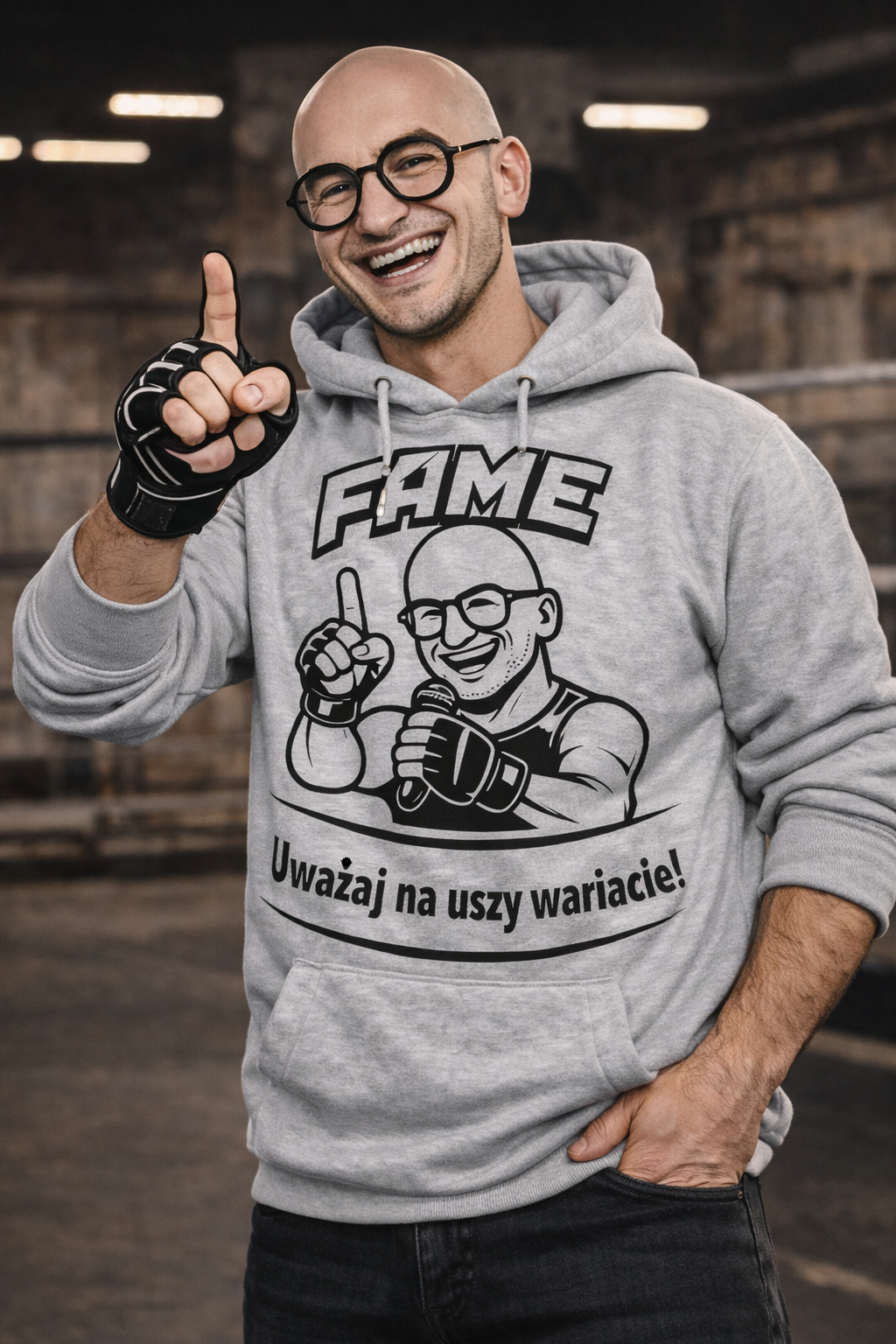 Bluza FAME MMA - Uważaj na uszy wariacie - Wiewiór