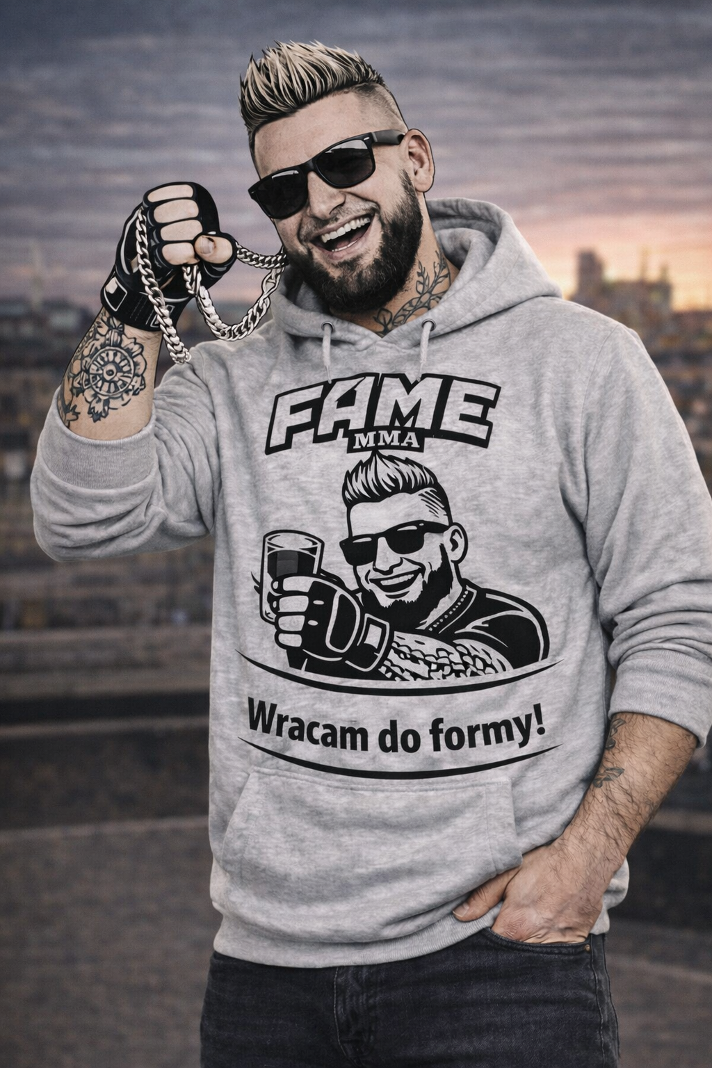 Bluza FAME MMA - Wracam do Formy - Popek