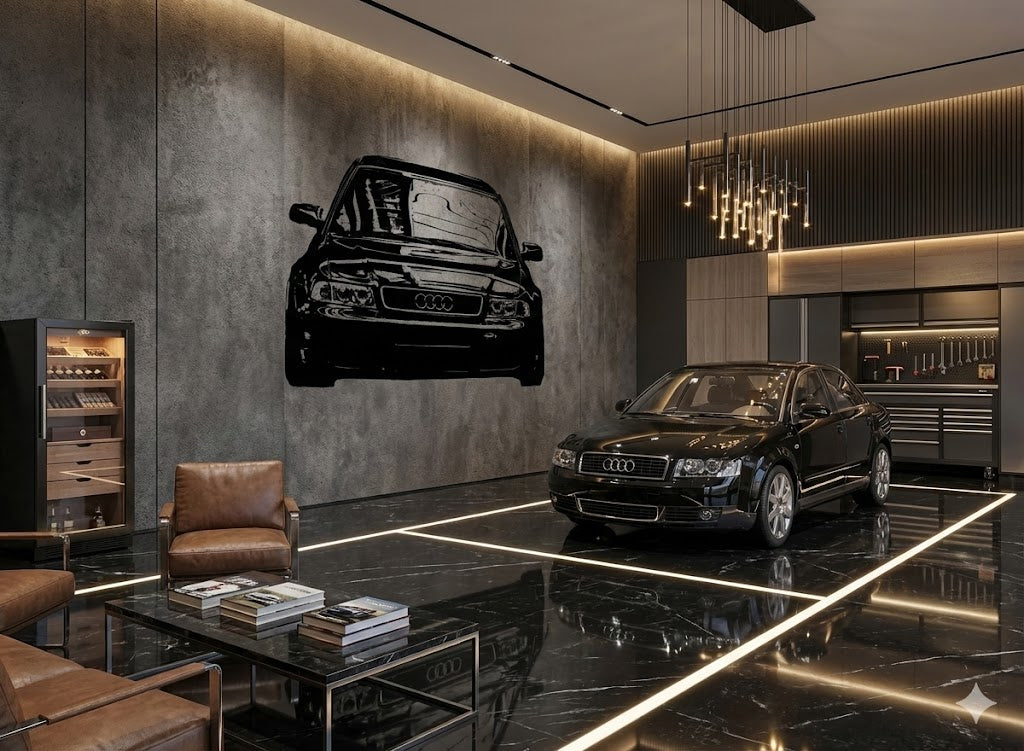 Naklejka AUDI A4 FRONT