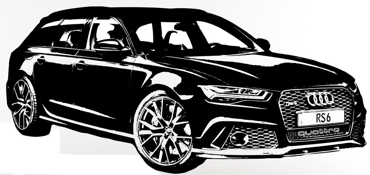 Naklejka AUDI RS6