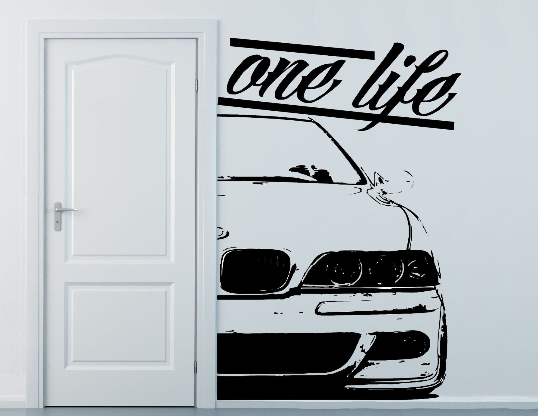 Naklejka BMW 5 DRZWI