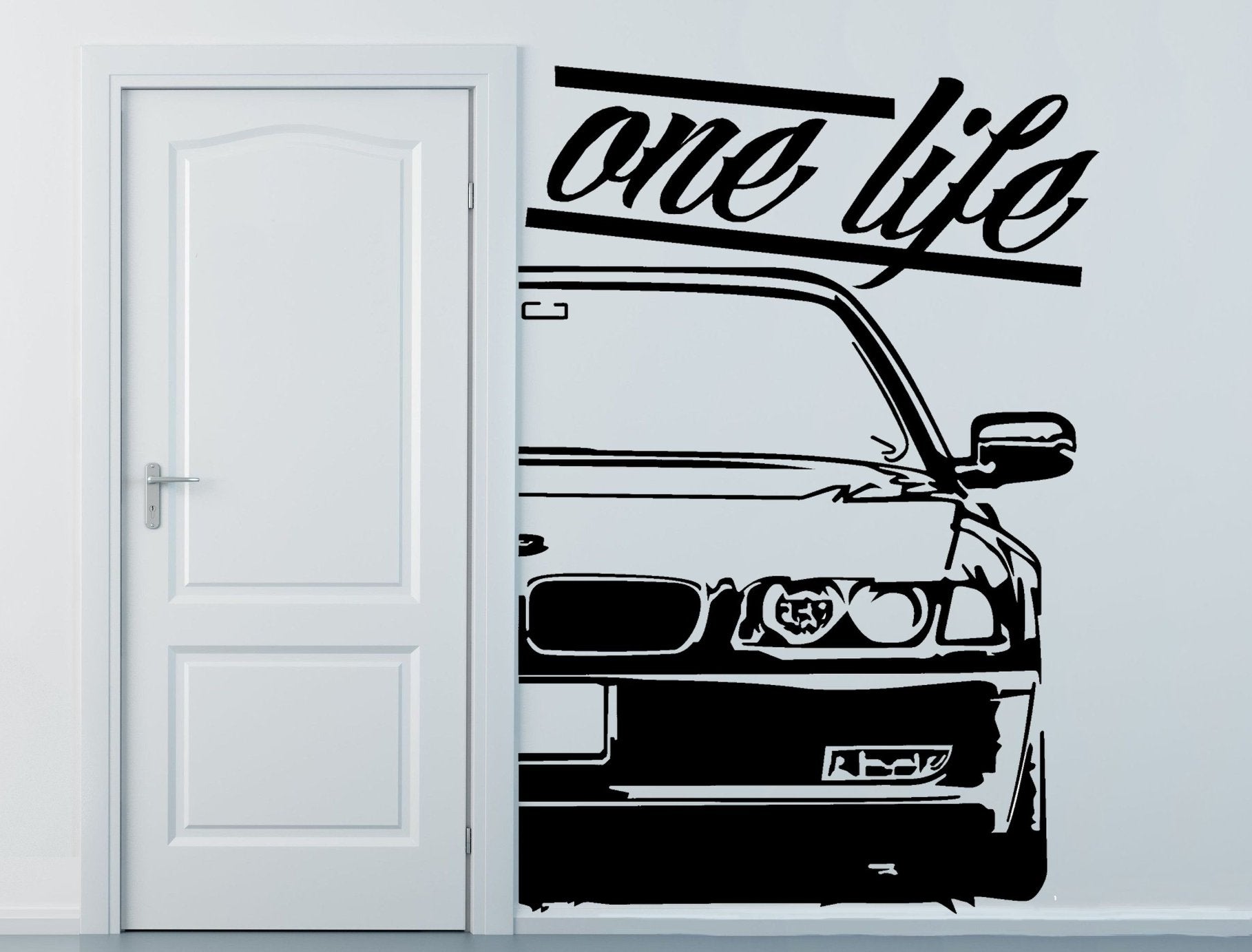 Naklejka BMW 7 DRZWI