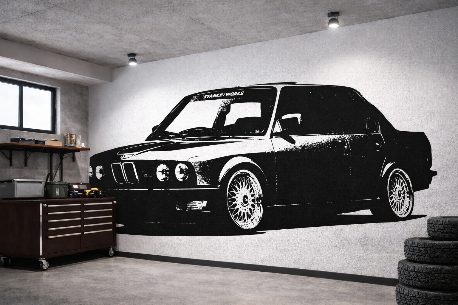 Naklejka BMW E28
