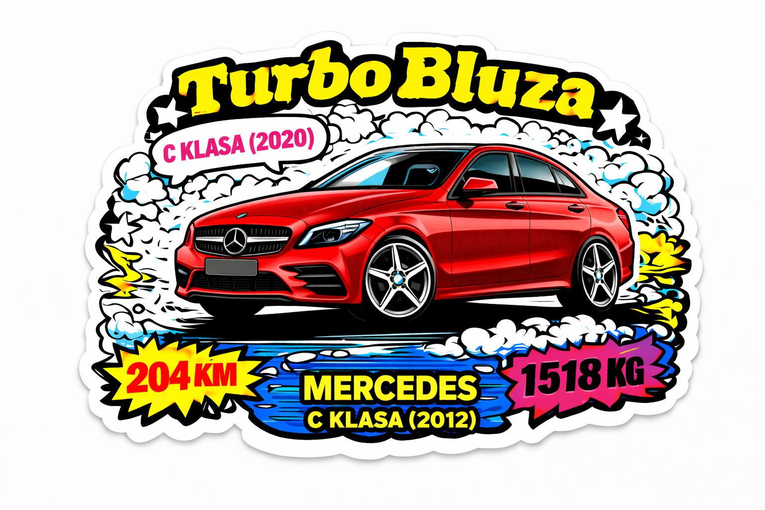 Bluza "TURBO" MERCEDES C klasa