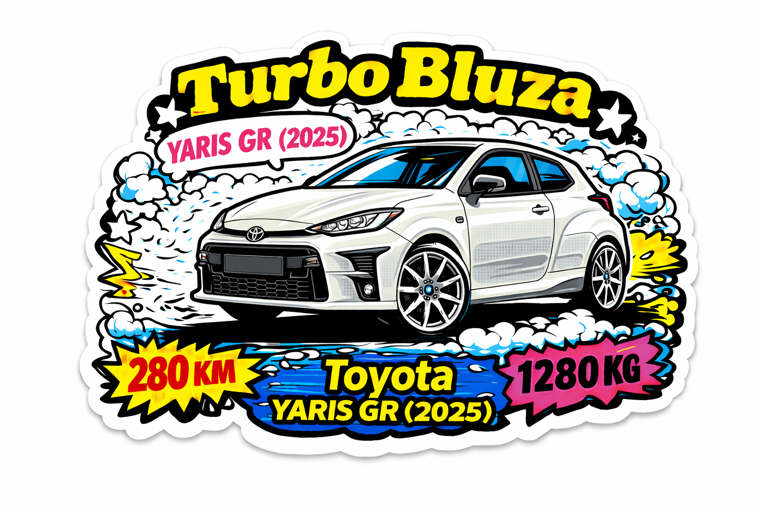 Bluza "TURBO" TOYOTA YARIS GR