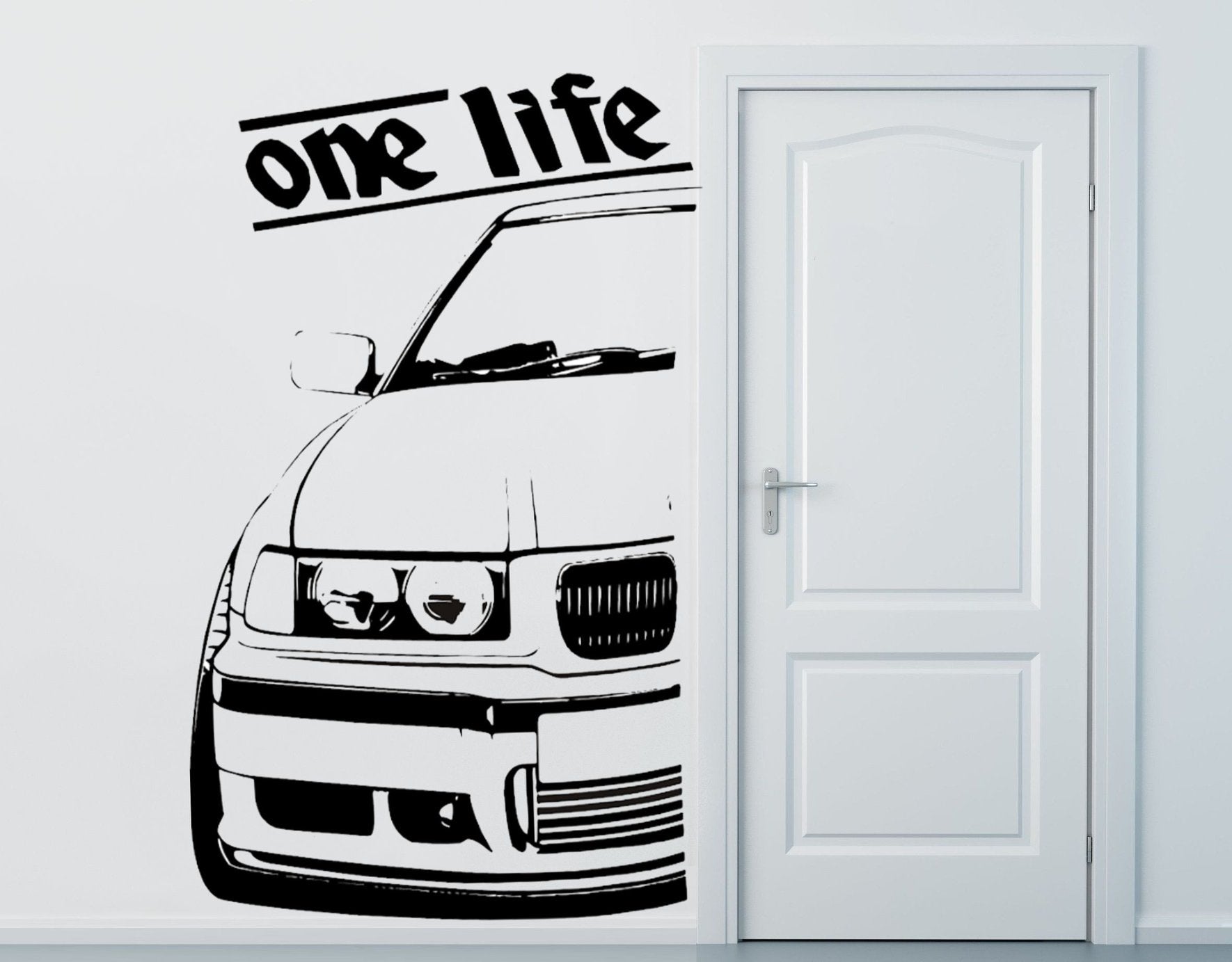 Naklejka BMW e36 DRZWI