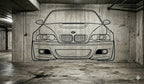 Naklejka BMW E46 FRONT