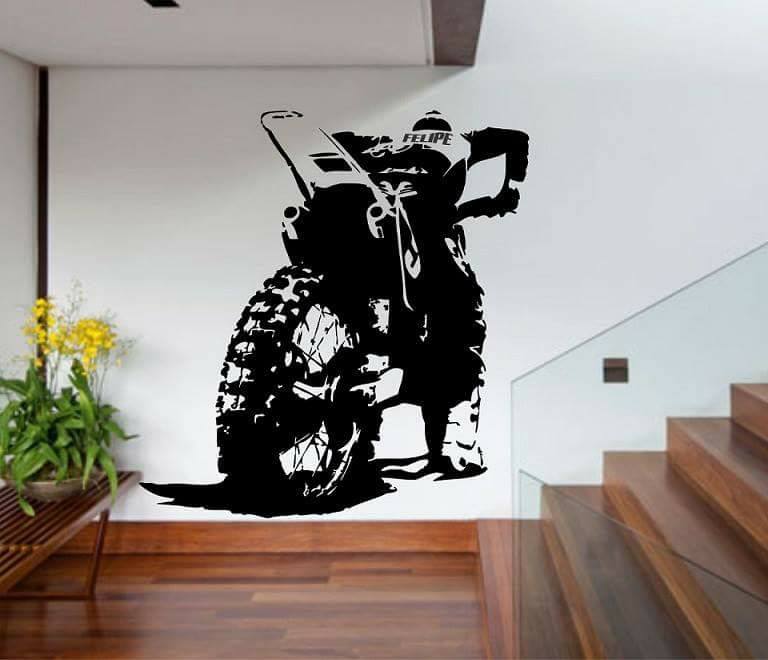 Naklejka MOTOCROSS TYŁ